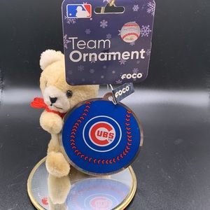 NWT Chicago cubs Christmas ornament, red white blue